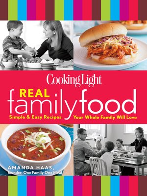 cover image of Cooking Light Real Family Food
